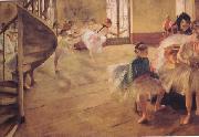 Edgar Degas The Rehearsal (nn03) oil painting artist
